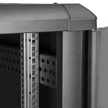StarTech.com 4 statņu 22U serveru skapis, bloķējams 19 collu datu skapis datoru / AV / IT aprīkojumam, biroja / mājas tīkla skapis ar riteņiem un regulējamām montāžas sliedēm