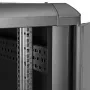 StarTech.com 4 statņu 22U serveru skapis, bloķējams 19 collu datu skapis datoru / AV / IT aprīkojumam, biroja / mājas tīkla skapis ar riteņiem un regulējamām montāžas sliedēm