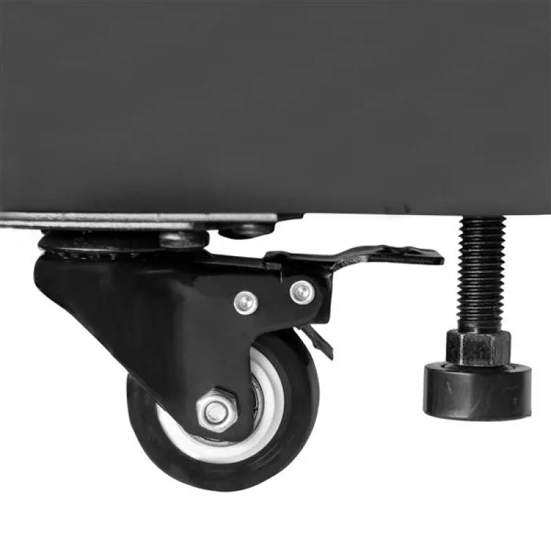 StarTech.com 4 statņu 22U serveru skapis, bloķējams 19 collu datu skapis datoru / AV / IT aprīkojumam, biroja / mājas tīkla skapis ar riteņiem un regulējamām montāžas sliedēm