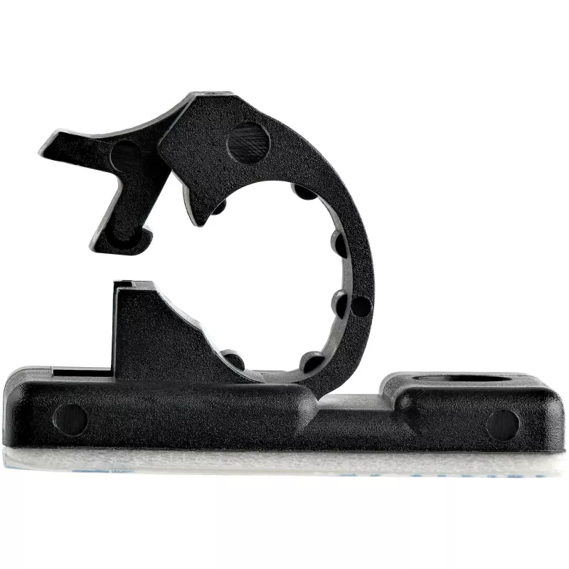StarTech.com 100 Adhesive kabeļu pārvaldības skavas Melns - tīkls/Ethernet/Office Desk/Computer Cord Organizer - Sticky kabelis/Wire Holders - Nylon Self Adhesive Clamp UL/94V-2 Fire Rated