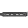 StarTech.com 4 portu USB A mātītes tipa spraugas plates adapteris