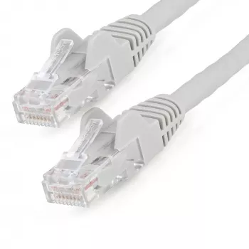 StarTech.com 5m CAT6 Ethernet kabelis - LSZH (zems dūmu daudzums, bez halogēna) - 10 Gigabit 250 MHz 100W PoE RJ45 10GbE UTP tīkla savienojuma vads ar aizsardzību pret aizķeršanos un spriegojuma samazināšanu - pelēks, CAT 6, ETL verificēts, 24AWG
