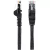 StarTech.com 50cm CAT6 Ethernet kabelis - LSZH (Low Smoke Zero Halogen) - 10 Gigabit 250Mhz 100W PoE RJ45 10GbE UTP tīkls Patch Cord Snagless with Strain Relief - Melns, CAT 6, ETL Verified, 24AWG