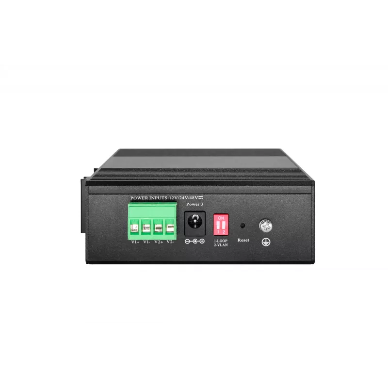 Pārvaldāms slēdzis LevelOne Hilbert 5 portu industriālais Gigabit PoE Smart Lite