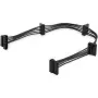 StarTech.com 4x SATA barošanas sadalītāja adaptera kabelis, SATA 15 kontaktu, 4 x SATA, 0,4 m, vīrišķais, sievišķā, melns