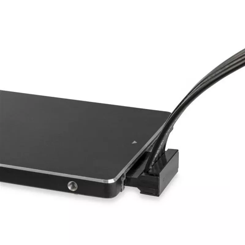StarTech.com 4x SATA barošanas sadalītāja adaptera kabelis, SATA 15 kontaktu, 4 x SATA, 0,4 m, vīrišķais, sievišķā, melns
