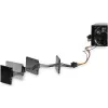 StarTech.com 4x SATA barošanas sadalītāja adaptera kabelis, SATA 15 kontaktu, 4 x SATA, 0,4 m, vīrišķais, sievišķā, melns