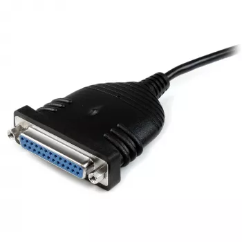 StarTech.com 6 pēdu USB–DB25 paralēlā printera adaptera kabelis — vīr./sievišķ.