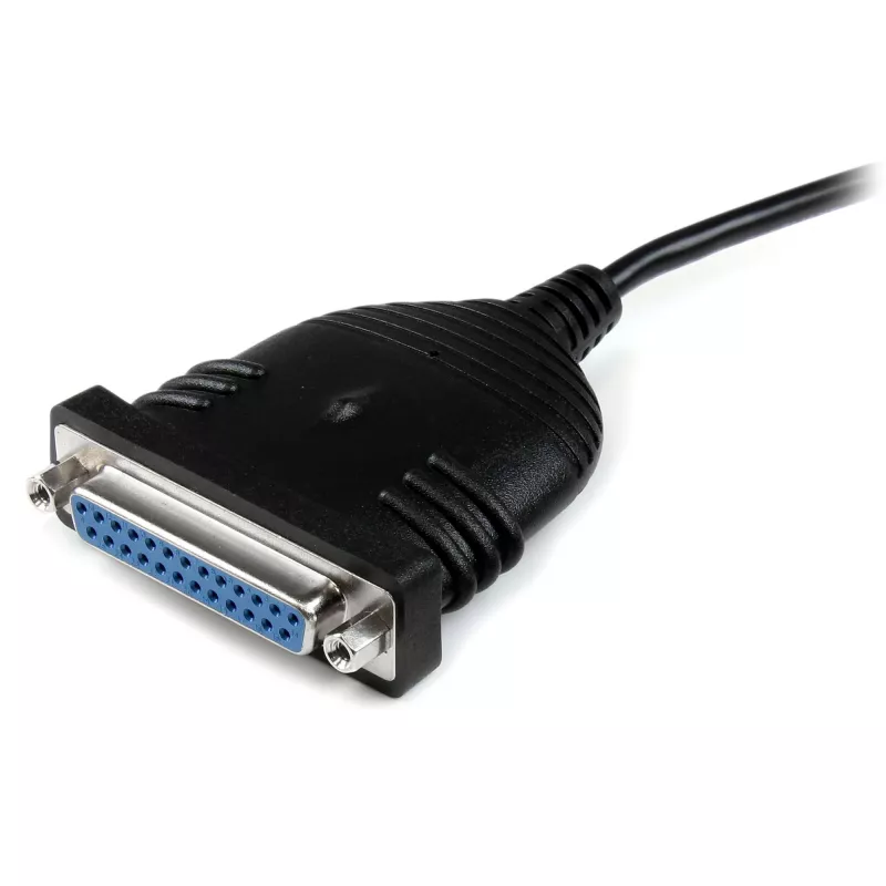 StarTech.com 6 pēdu USB–DB25 paralēlā printera adaptera kabelis — vīr./sievišķ.