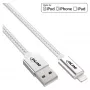 InLine Lightning USB kabelis, iPad, iPhone, iPod, sudraba/alumīnija 2m MFi sertificēts