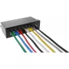 InLine plakans Ultraslim komutācijas kabelis U/UTP Cat.6 Gigabit ready Melns 3m