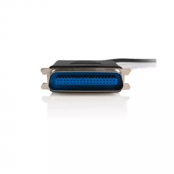 StarTech.com 6 pēdu USB–paralēlā printera adapteris — vīr./vīr., melns, Centronics, USB A, 1,9 m, vīrišķais/vīrišķais, USB A, Centronics 36