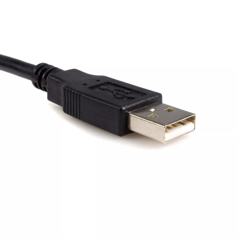StarTech.com 6 pēdu USB–paralēlā printera adapteris — vīr./vīr., melns, Centronics, USB A, 1,9 m, vīrišķais/vīrišķais, USB A, Centronics 36