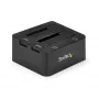 StarTech.com Dual-Bay USB 3.0 uz SATA cietā diska dokstacija, USB cietā diska dokstacija, ārējā 2.5/3.5 collu SATA I/II/III SSD/HDD dokstacija, karstās nomaiņas cietā diska nodalījums, augšējā ielāde