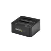 StarTech.com Dual-Bay USB 3.0 uz SATA cietā diska dokstacija, USB cietā diska dokstacija, ārējā 2.5/3.5 collu SATA I/II/III SSD/HDD dokstacija, karstās nomaiņas cietā diska nodalījums, augšējā ielāde