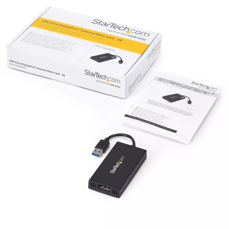 StarTech.com USB 3.0 uz DisplayPort adapteris - DisplayLink sertificēts - 4K 30Hz