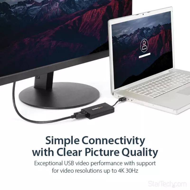 StarTech.com USB 3.0 uz DisplayPort adapteris - DisplayLink sertificēts - 4K 30Hz