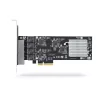 StarTech.com 4 portu 2,5 Gbps NBASE-T PCIe tīkla karte, Intel I225-V, četru portu datora tīkla karte, vairāku gigabitu NIC, PCI Express servera LAN karte, galddatora Ethernet saskarne
