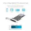 StarTech.com 4 portu 2,5 Gbps NBASE-T PCIe tīkla karte, Intel I225-V, četru portu datora tīkla karte, vairāku gigabitu NIC, PCI Express servera LAN karte, galddatora Ethernet saskarne