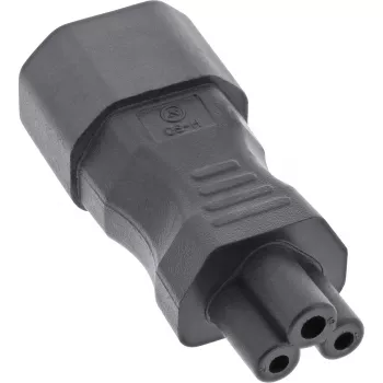 InLine barošanas adapteris IEC 60320 C14 / C5, 3‑kontaktu, IEC ierīcei / klēpjdatoram