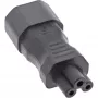 InLine barošanas adapteris IEC 60320 C14 / C5, 3‑kontaktu, IEC ierīcei / klēpjdatoram