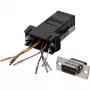 StarTech.com DB9 uz RJ45 modulārais adapteris - F/F, DB-9, RJ-45, Melns