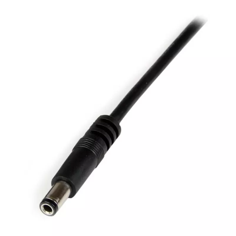 StarTech.com USB uz 5,5 mm barošanas kabelis - tips N cilindriskais savienotājs - 1m, 1 m, USB A, Barrel type N
