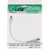 InLine komutācijas kabelis S/FTP PiMF Cat.6 250 MHz PVC varš balts 0,25 m