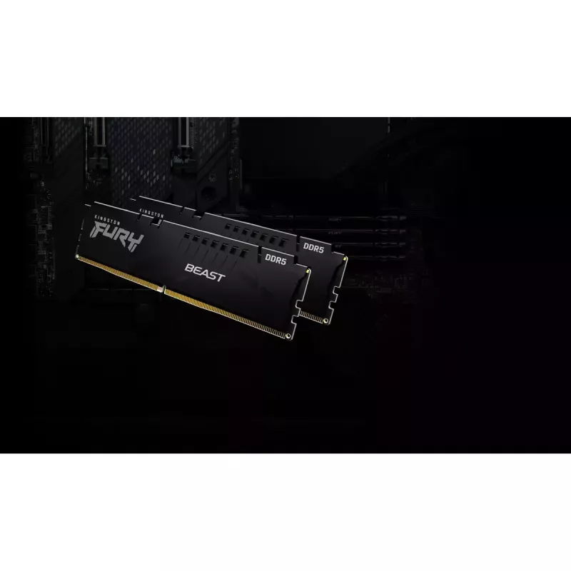 RAM Kingston Technology FURY Beast 8GB 5600MT/s DDR5 CL36 DIMM melna