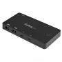 StarTech.com 2 portu USB C KVM slēdzis - 4K 60Hz HDMI - kompakts divu portu UHD USB Type C galddatoru mini KVM slēdzis ar USB C kabeļiem - darbināms no kopnes - MacBook iPad Pro ThinkPad IdeaPad EliteBook