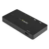 StarTech.com 2 portu USB C KVM slēdzis - 4K 60Hz HDMI - kompakts divu portu UHD USB Type C galddatoru mini KVM slēdzis ar USB C kabeļiem - darbināms no kopnes - MacBook iPad Pro ThinkPad IdeaPad EliteBook