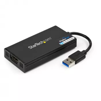 StarTech.com USB 3.0 uz HDMI adapteris - 4K 30Hz Ultra HD - DisplayLink sertificēts - USB Type-A uz HDMI displeja adaptera pārveidotājs monitoram - ārējā video un grafikas karte - Mac un Windows