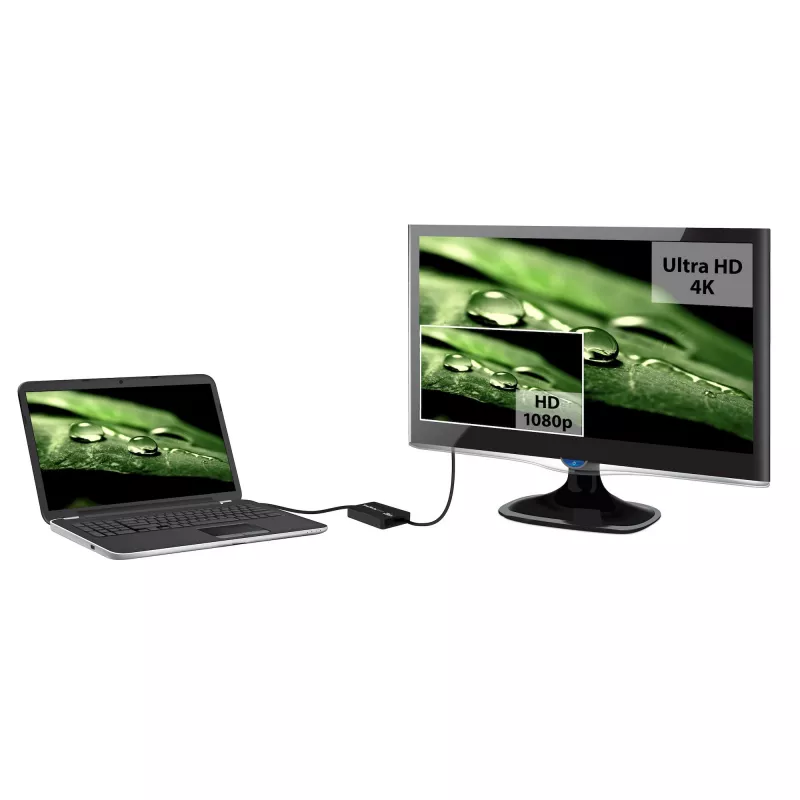 StarTech.com USB 3.0 uz HDMI adapteris - 4K 30Hz Ultra HD - DisplayLink sertificēts - USB Type-A uz HDMI displeja adaptera pārveidotājs monitoram - ārējā video un grafikas karte - Mac un Windows