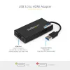 StarTech.com USB 3.0 uz HDMI adapteris - 4K 30Hz Ultra HD - DisplayLink sertificēts - USB Type-A uz HDMI displeja adaptera pārveidotājs monitoram - ārējā video un grafikas karte - Mac un Windows