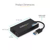 StarTech.com USB 3.0 uz HDMI adapteris - 4K 30Hz Ultra HD - DisplayLink sertificēts - USB Type-A uz HDMI displeja adaptera pārveidotājs monitoram - ārējā video un grafikas karte - Mac un Windows