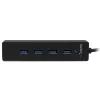 StarTech.com 4 Port Portable SuperSpeed USB 3.0 Hub with Built-in kabelis~4 Port Portable SuperSpeed USB 3.0 Hub with Built-in kabelis - 5Gbps