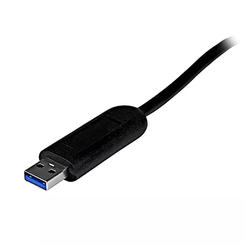 StarTech.com 4 Port Portable SuperSpeed USB 3.0 Hub with Built-in kabelis~4 Port Portable SuperSpeed USB 3.0 Hub with Built-in kabelis - 5Gbps