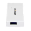 StarTech.com Pārnēsājams 4 portu SuperSpeed Mini USB 3.0 centrmezgls - balts ~ Pārnēsājams 4 portu SuperSpeed Mini USB 3.0 centrmezgls - 5 Gbps - balts