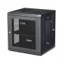 StarTech.com 4-Post 12U Wall Mount tīkls Cabinet with 1U Shelf, 19 inch Hinged Wall-Mounted Server Rack for Data / AV / Electronics / Computer Equipment, Flexible Vented Rack Enclosure