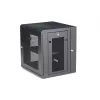 StarTech.com 4-Post 12U Wall Mount tīkls Cabinet with 1U Shelf, 19 inch Hinged Wall-Mounted Server Rack for Data / AV / Electronics / Computer Equipment, Flexible Vented Rack Enclosure
