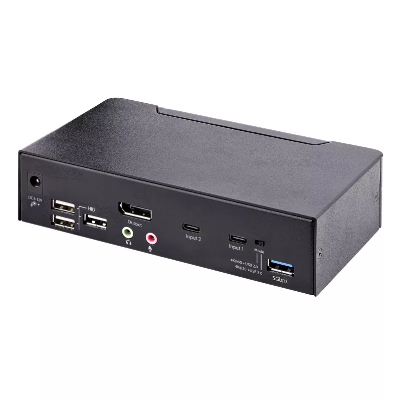 StarTech.com SV231DPUCA KVM slēdzis, melns