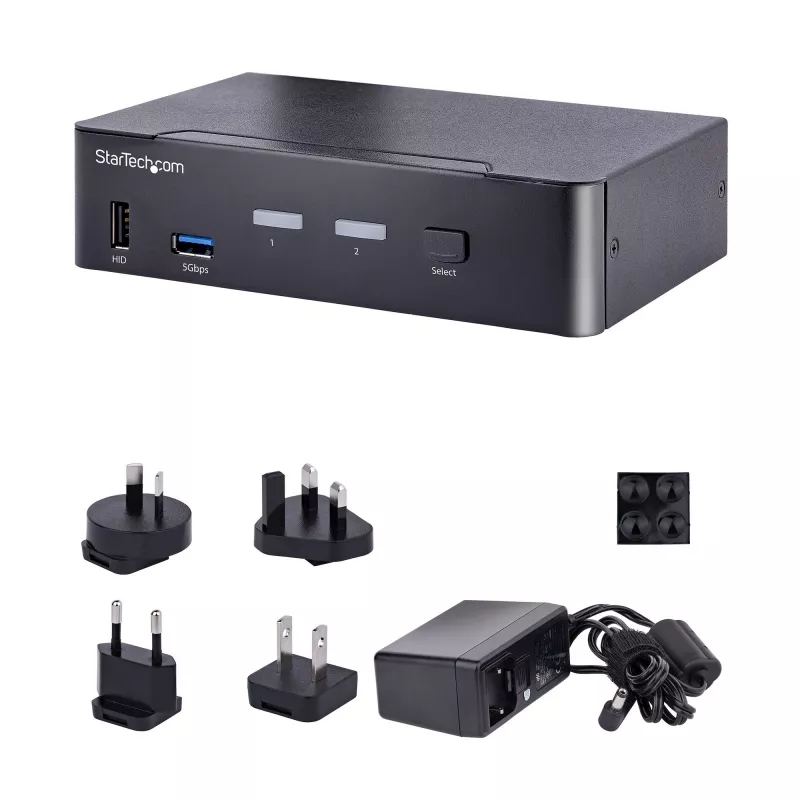 StarTech.com SV231DPUCA KVM slēdzis, melns