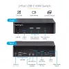 StarTech.com SV231DPUCA KVM slēdzis, melns