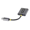 StarTech.com USB-C austiņu sadalītājs, USB Type-C divu austiņu adapteris ar mikrofona ieeju, USB-C uz 3,5 mm audio adapteris/austiņu pārveidotājs, USB-C uz audio ligzdu/palīgizeju, 24 bitu DAC