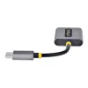 StarTech.com USB-C austiņu sadalītājs, USB Type-C divu austiņu adapteris ar mikrofona ieeju, USB-C uz 3,5 mm audio adapteris/austiņu pārveidotājs, USB-C uz audio ligzdu/palīgizeju, 24 bitu DAC