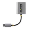 StarTech.com USB-C austiņu sadalītājs, USB Type-C divu austiņu adapteris ar mikrofona ieeju, USB-C uz 3,5 mm audio adapteris/austiņu pārveidotājs, USB-C uz audio ligzdu/palīgizeju, 24 bitu DAC