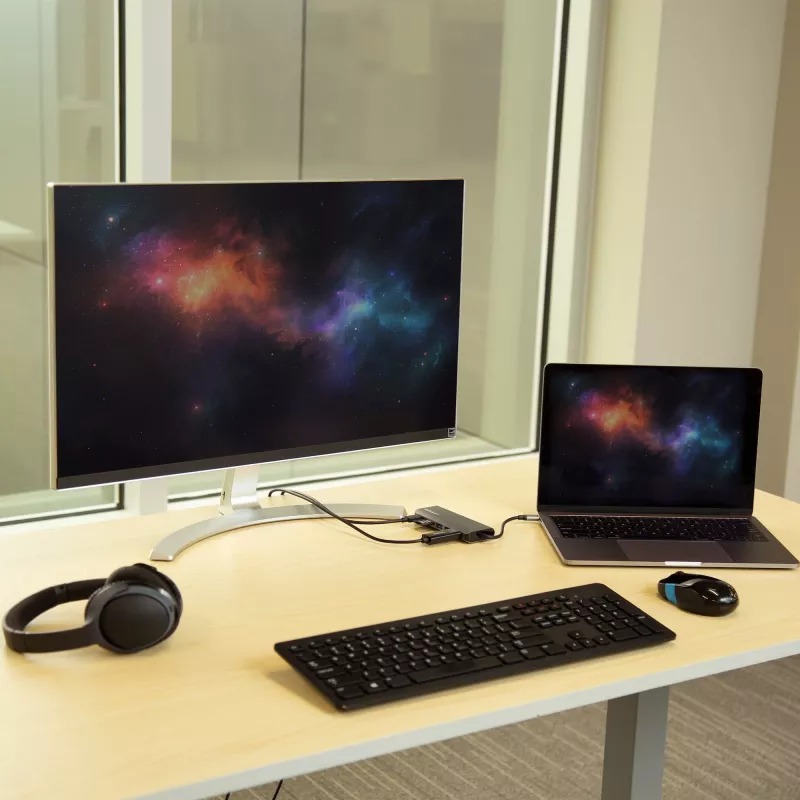 StarTech.com USB C vairākportu adapteris, pārnēsājams USB-C doks ar 4K HDMI, 2 portu USB 3.0 centrmezgls, SD/SDHC, GbE, 60 W PD caurlaide - USB Type-C/Thunderbolt 3 - AIZVIETOTS AR DKT30CHSDPD1