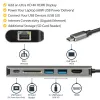StarTech.com USB C vairākportu adapteris, pārnēsājams USB-C doks ar 4K HDMI, 2 portu USB 3.0 centrmezgls, SD/SDHC, GbE, 60 W PD caurlaide - USB Type-C/Thunderbolt 3 - AIZVIETOTS AR DKT30CHSDPD1