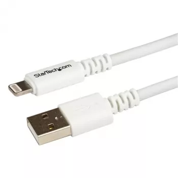StarTech.com 3 m (10 pēdu) USB uz Lightning kabelis - Garš iPhone / iPad / iPod lādēšanas kabelis - Lightning uz USB kabelis - Apple MFi sertificēts - Balts