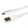 StarTech.com 3 m (10 pēdu) USB uz Lightning kabelis - Garš iPhone / iPad / iPod lādēšanas kabelis - Lightning uz USB kabelis - Apple MFi sertificēts - Balts